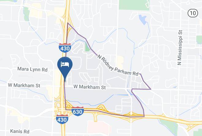 Pulaski - Candlewood Suites West Little Rock Maps