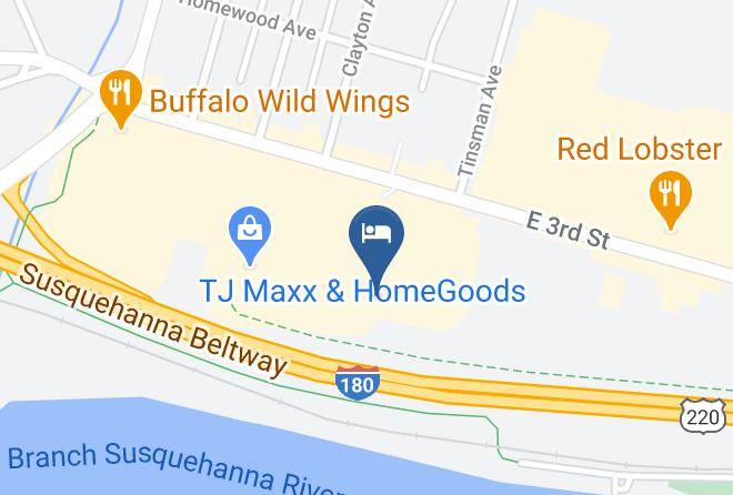Lycoming - Candlewood Suites Williamsport Maps