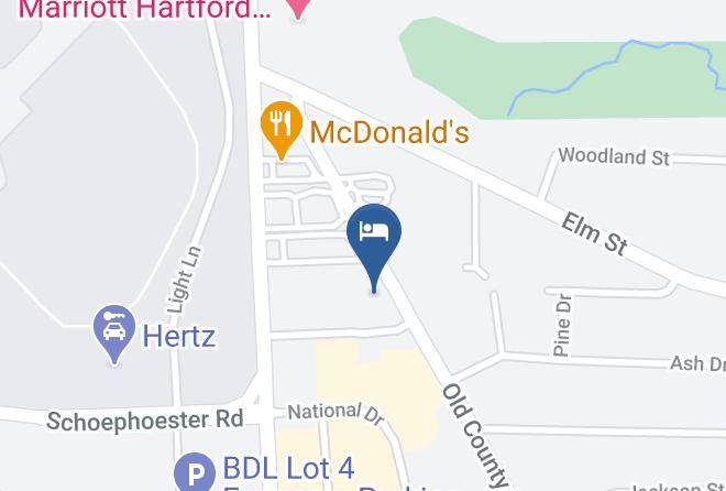 Hartford - Candlewood Suites Windsor Locks Bradley Arpt Maps