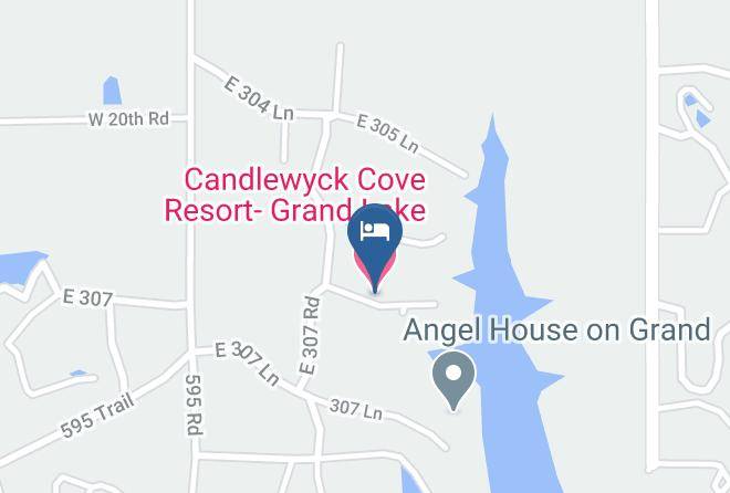 Delaware - Candlewyck Cove Resort Grand Lake Maps