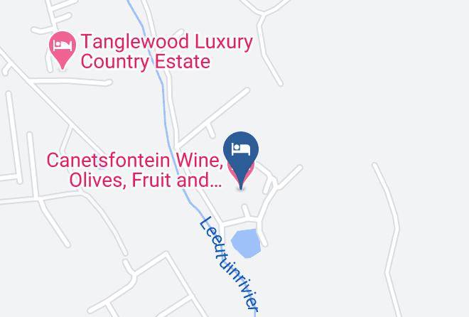 Cape Winelands - Canetsfontein Wine Olives Fruit And Vegetable Estate Maps