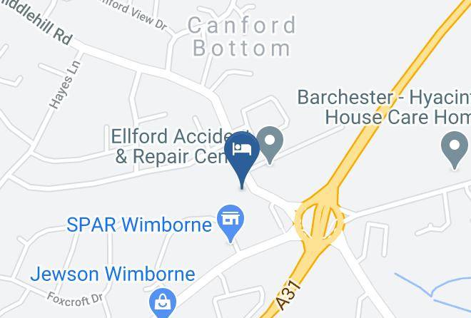 Dorset - Canford Crossing B&b Maps