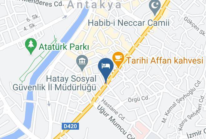 Antakya - Cankaya Konaklari Otel Maps