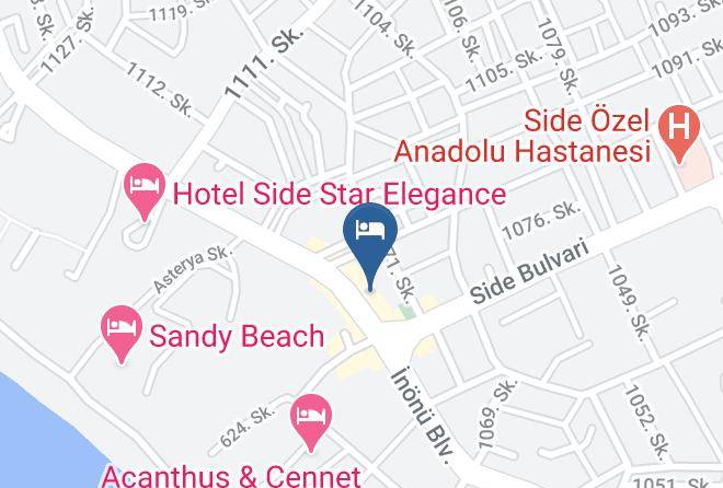 Manavgat - Canlar Kapadokya Otel Maps