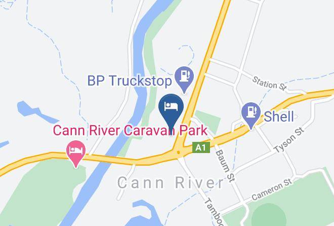 East Gippsland - Cann River Hop Inn Motor Inn Maps