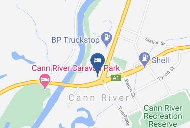 East Gippsland - Cann River Hotel Maps