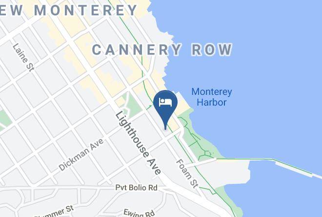 Monterey - Cannery Row Inn Maps