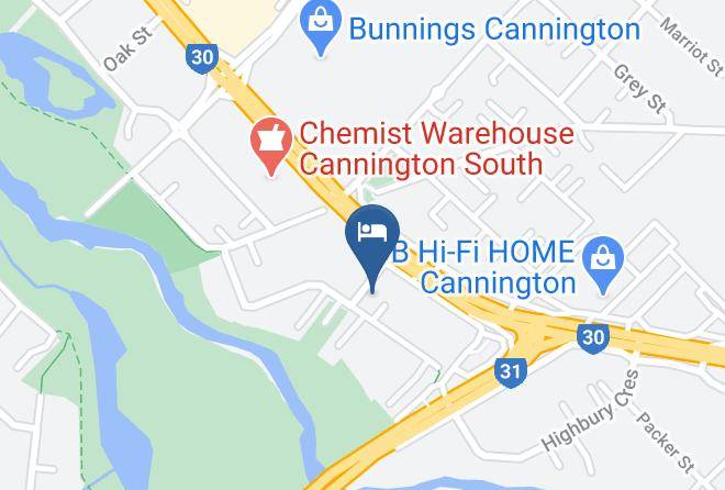 Canning - Cannington Home Accommodation Maps