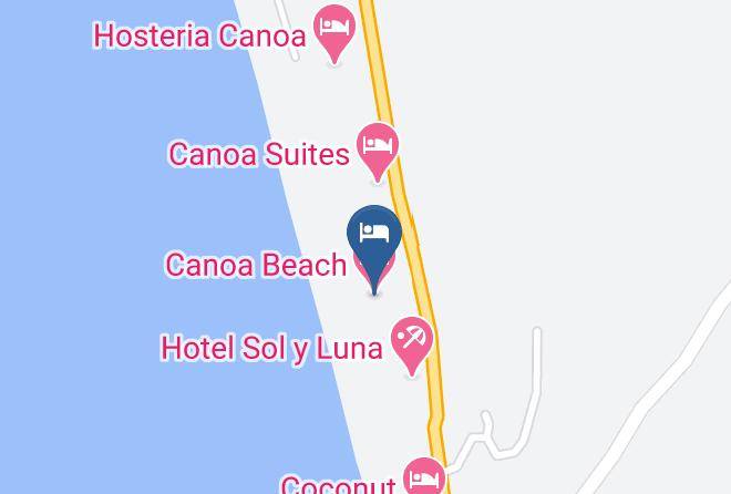 San Vicente - Canoa Beach Hotel Maps
