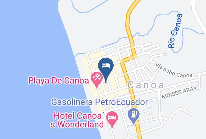 San Vicente - Canoa Breeze Hotel Maps