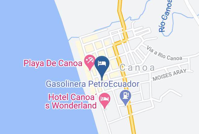 San Vicente - Canoa's Inn Hotel Maps