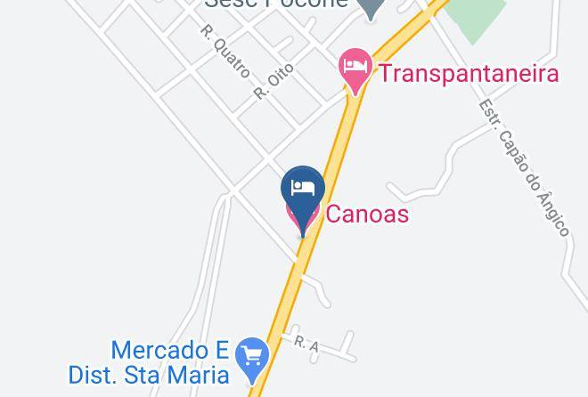 Canoas Hotel Map