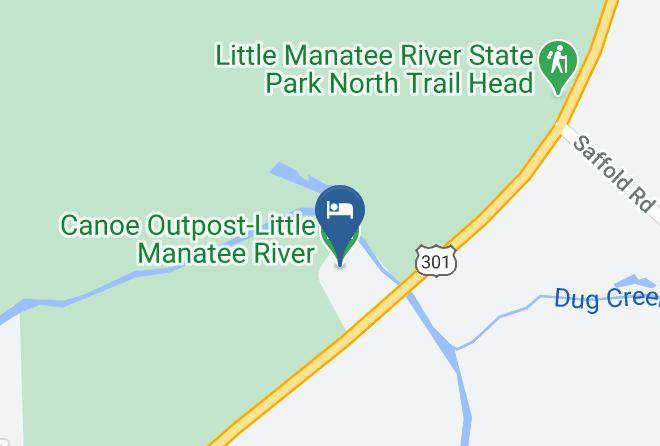 Hillsborough - Canoe Outpost Little Manatee River Maps