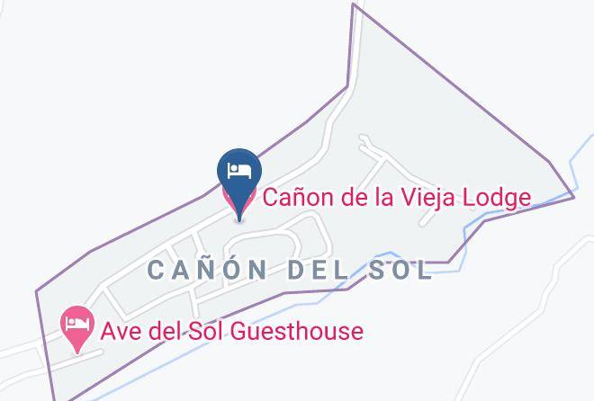 Liberia - Canon De La Vieja Lodge Maps