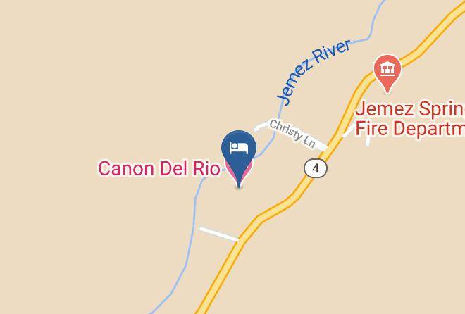 Canon Del Rio Map