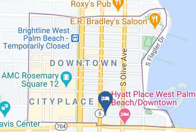 Palm Beach - Canopy By Hilton West Palm Beach Downtown Maps