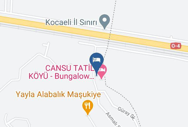 Kartepe - Cansu Masukiye Bungalow Otel Maps