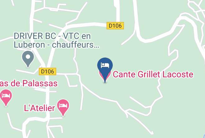 Cante Grillet Lacoste Map