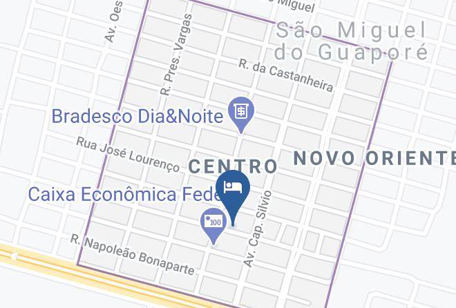 Sao Miguel Do Guapore - Cantelli Hotel Maps