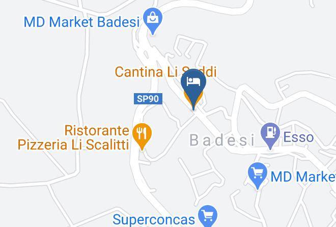 Sassari - Cantina Li Seddi Maps