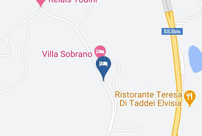 Perugia - Cantina Sobrano Maps