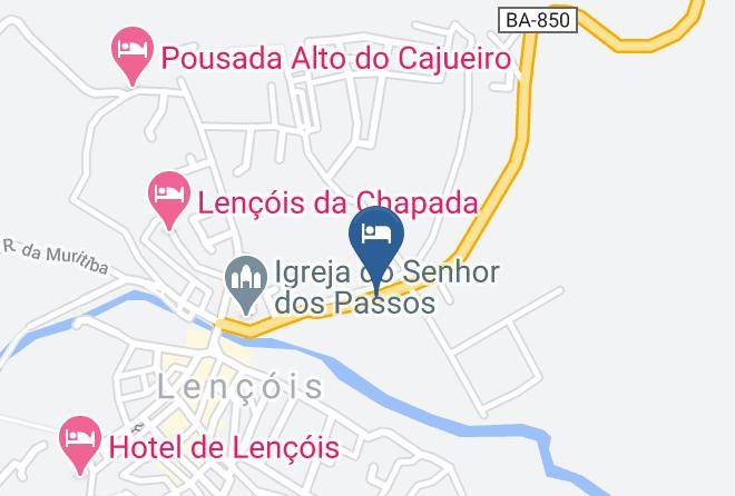 Lencois - Cantinho De Lencois Maps