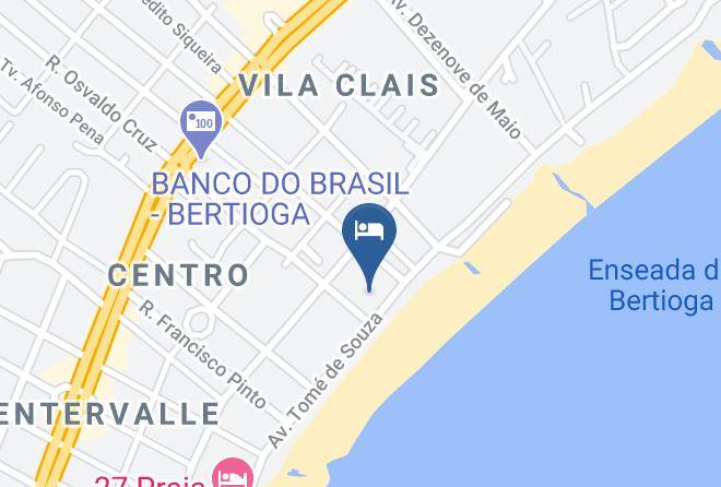 Bertioga - Cantinho Oriental Maps