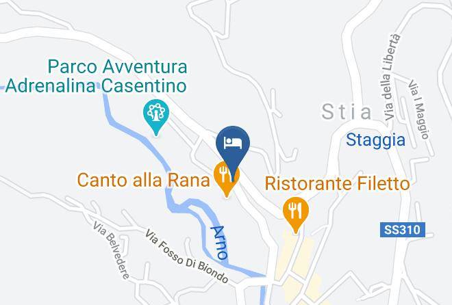 Arezzo - Canto Alla Rana B&b Maps