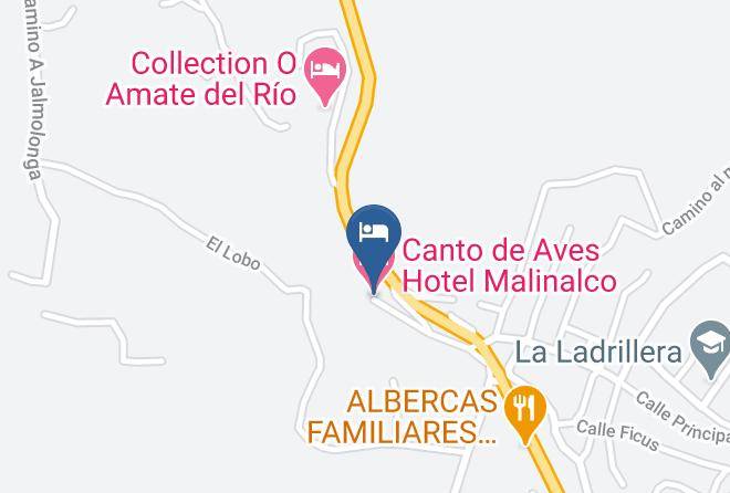 Malinalco - Canto De Aves Hotel Malinalco Maps