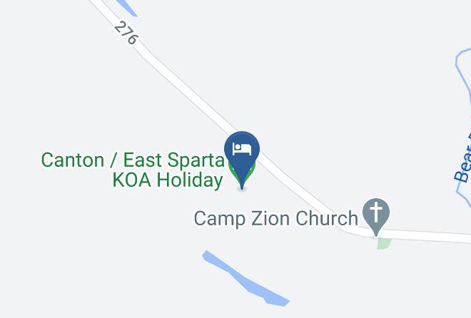 Stark - Canton East Sparta Koa Holiday Maps