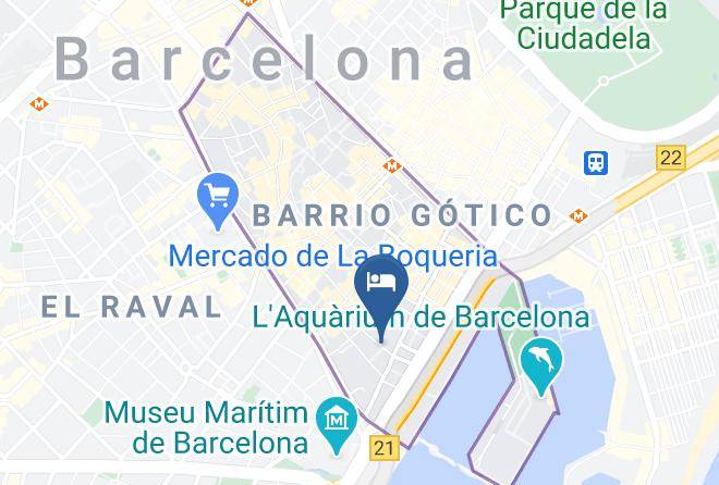 Barcelona - El Canton Hotel Maps