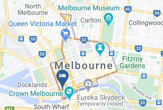Melbourne - Canvas Suites On Flinders Maps