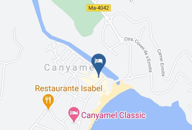 Baleares - Canyamar Beach Hotel Maps