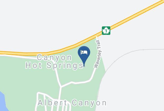 Columbia Shuswap - Canyon Hot Springs Resort Maps