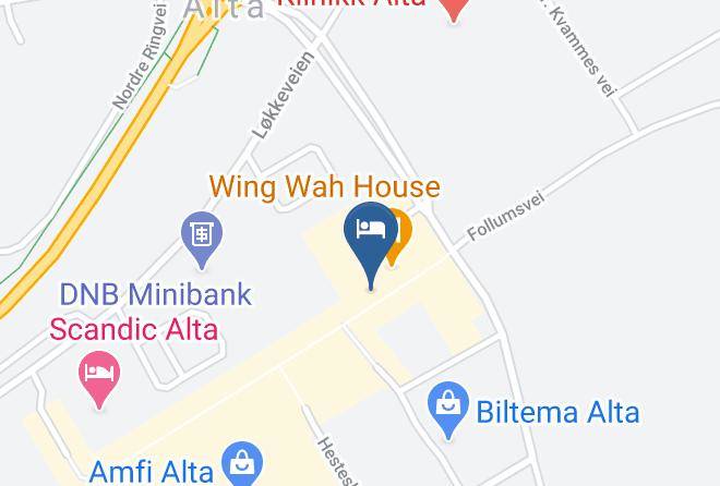 Alta - Canyon Hotell Maps