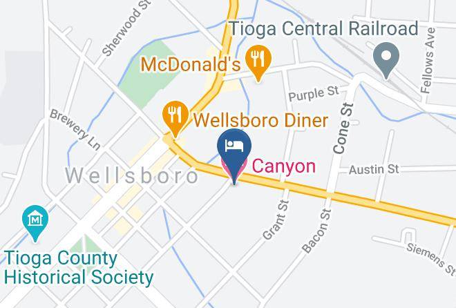 Tioga - Canyon Motel Maps