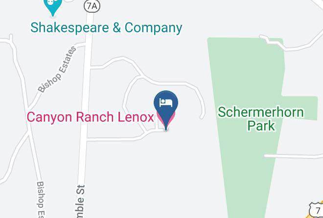 Berkshire - Canyon Ranch Lenox Maps