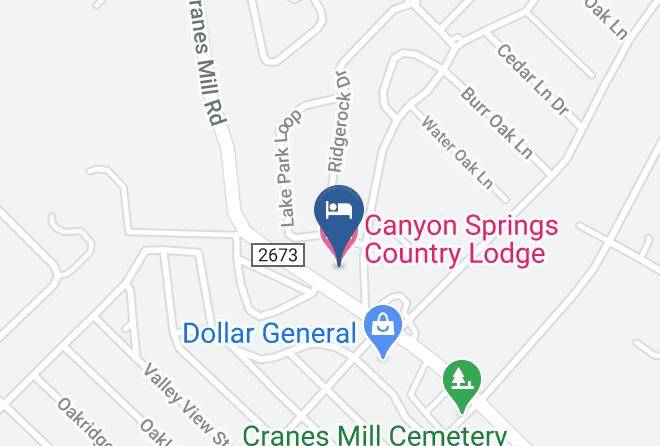 Comal - Canyon Springs Country Lodge Maps