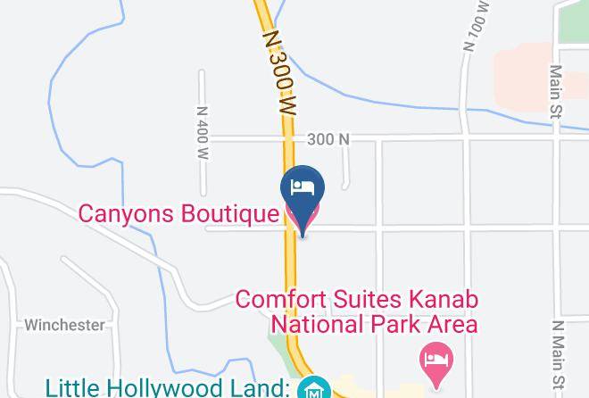 Kane - Canyons Boutique Hotel Maps
