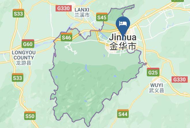 Jinhua - Caofeng Hotel Maps