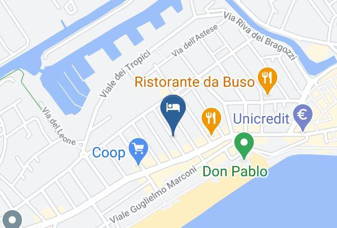 Caorle Hotel Map