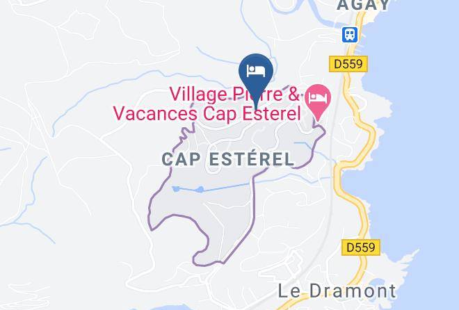 Var - Cap Esterel Locations Vacances Maps