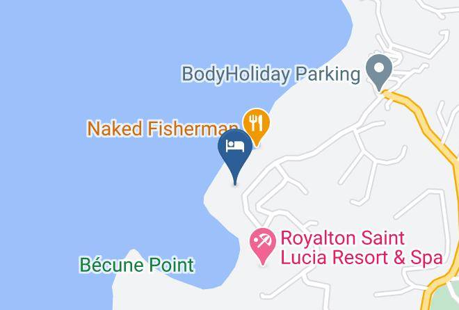 Gros Islet - Cap Maison Resort & Spa Maps