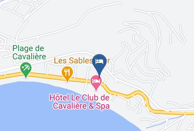 Var - Cap Negre Hotel Maps