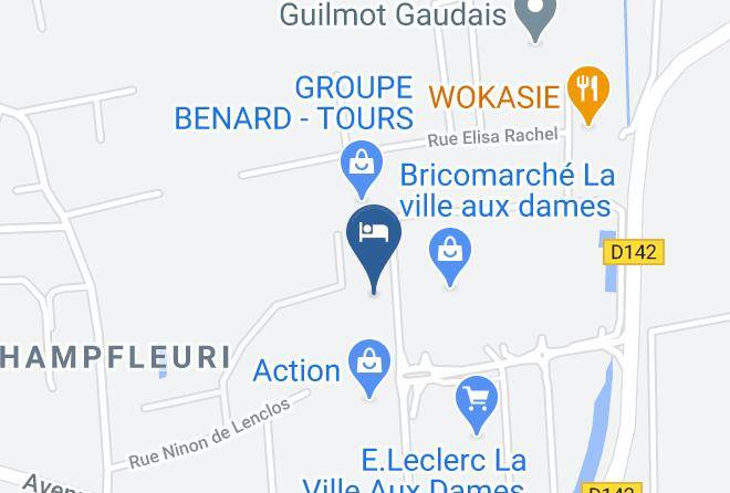 Indre Et Loire - Cap West La Ville Aux Dames Maps