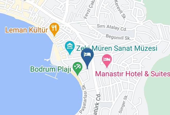 Bodrum - Capaci Otel Rest Maps