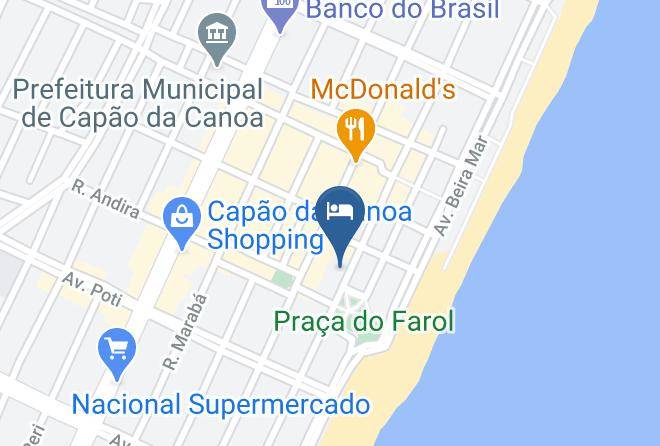 Capao Da Canoa Mar Hotel Map