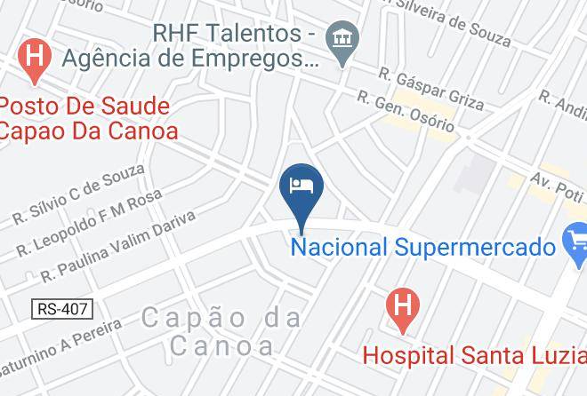 Capao Da Canoa - Capao Praia Hotel Maps