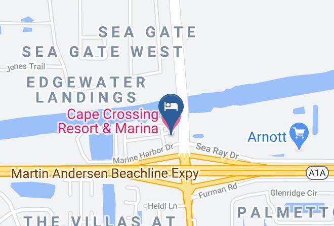 Brevard - Cape Crossing Resort & Marina Maps
