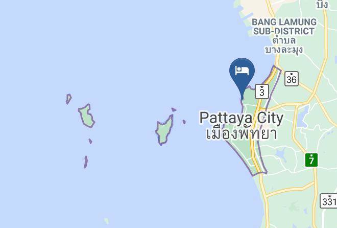 Cape Dara Resort Pattaya Map